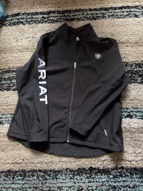 Ariat Black Fleece-Lined Softshell Jacket